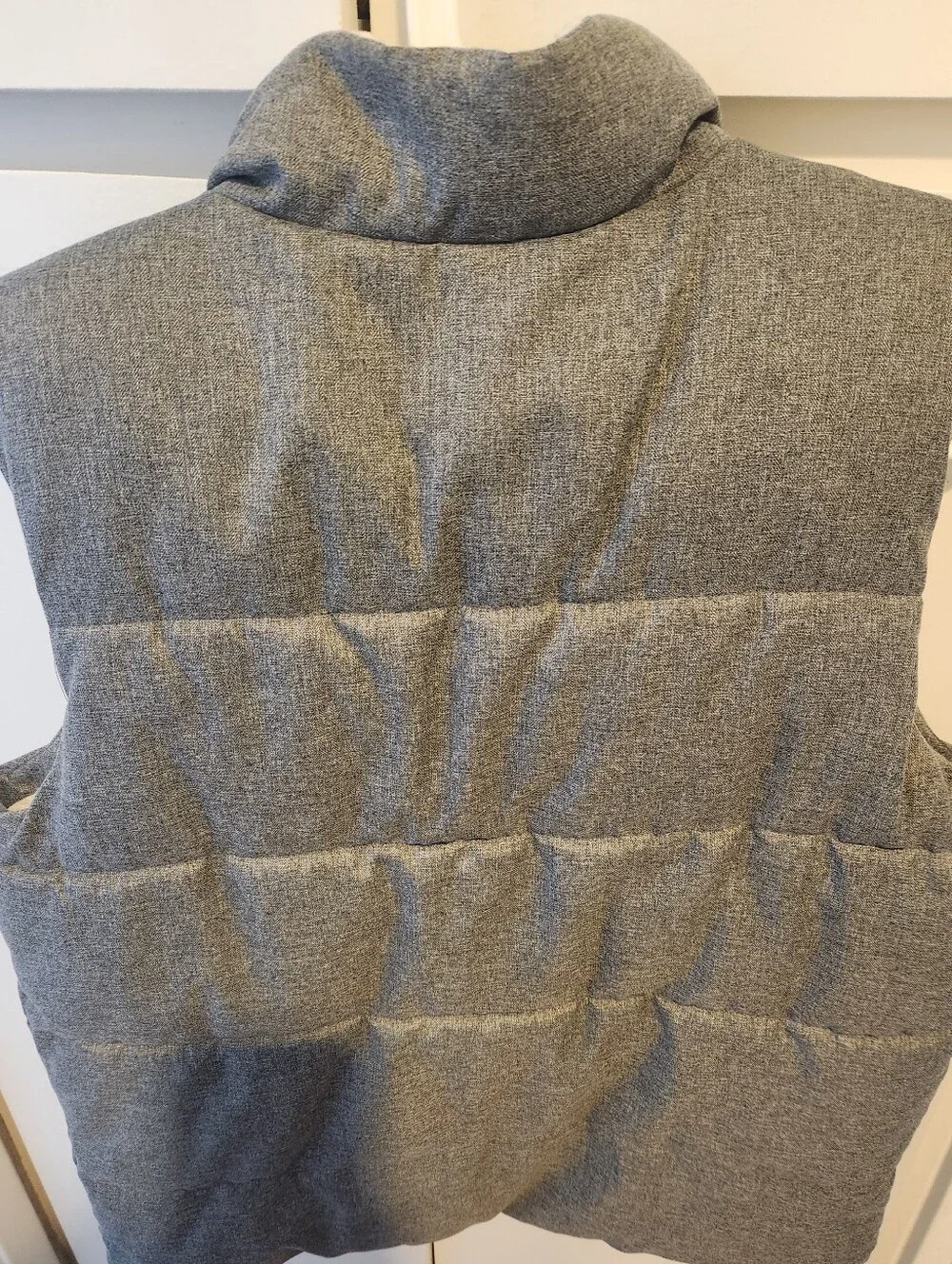 GAP Kids Heather Gray Quilted Puffer Vest XXL